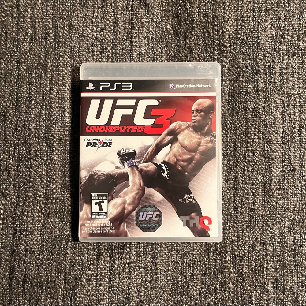 UFC Undisputed 3 Sony Playstation 3 PS3‎ Game Complete
